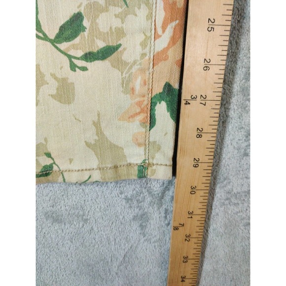 Mossimo Jeans Womens 6 Floral Print Coconut Girl Basic - Picture 5 of 7